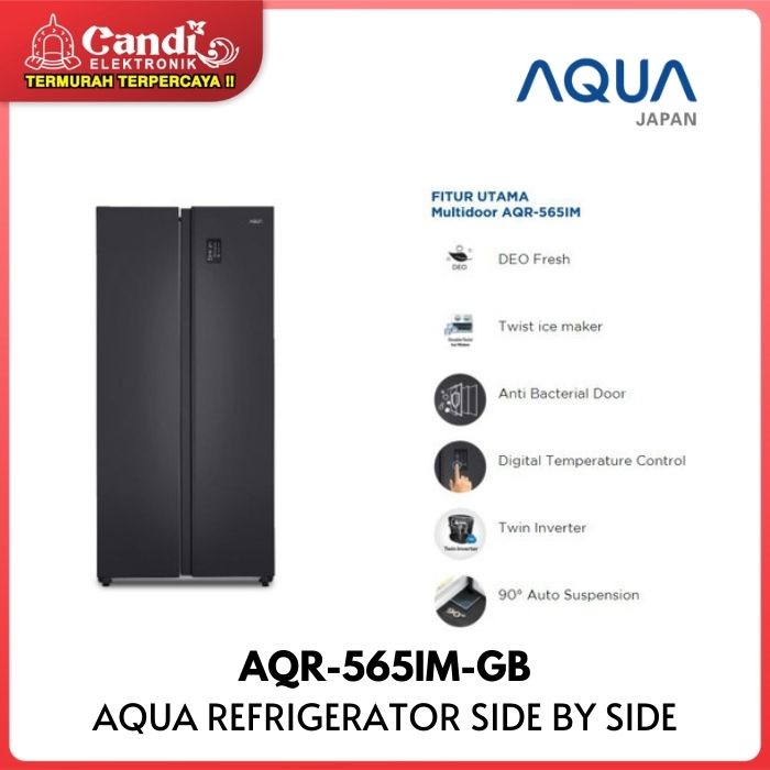 Kulkas Side By Side Aqua